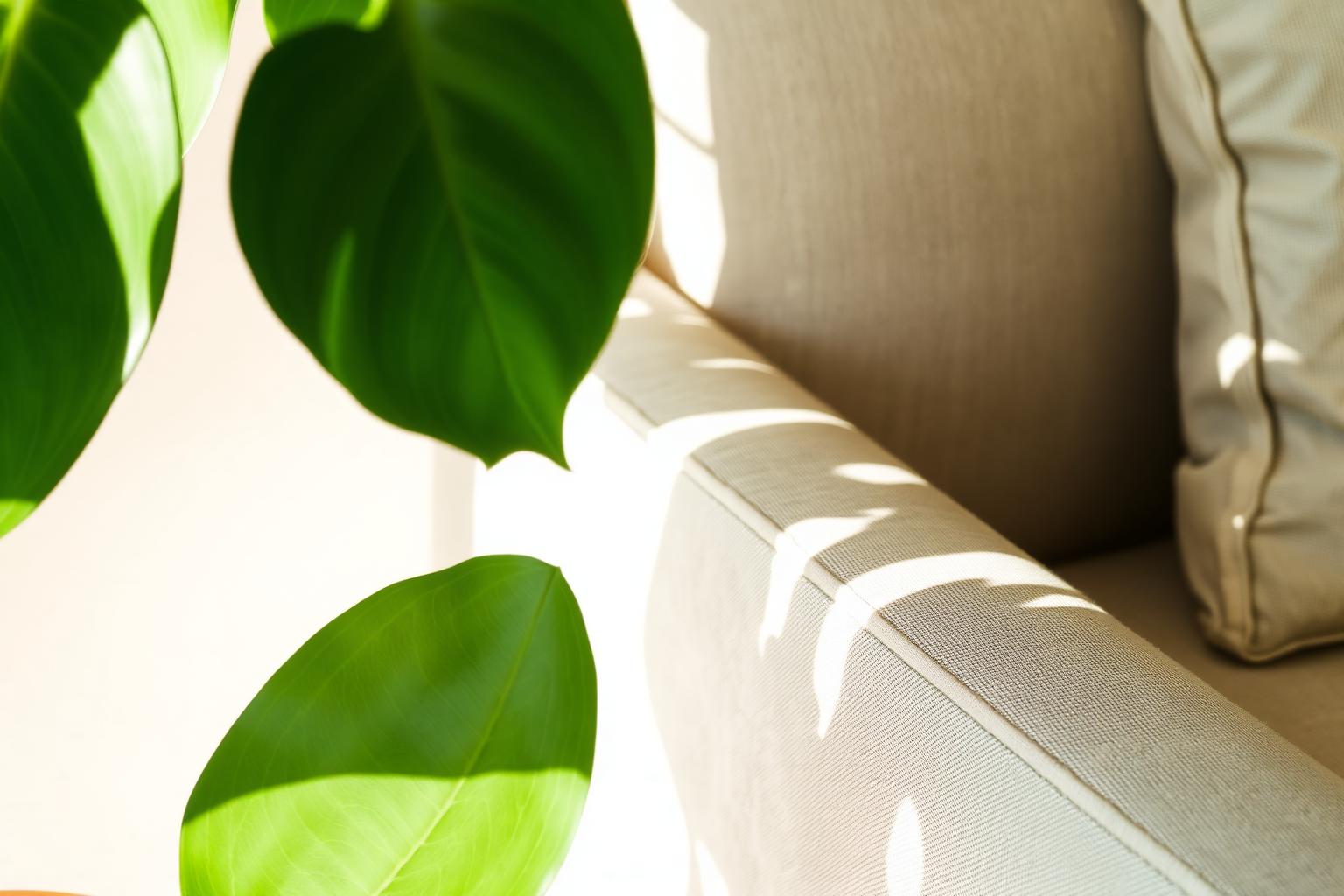 Modern interieur met biophilic elementen en daglichtinval