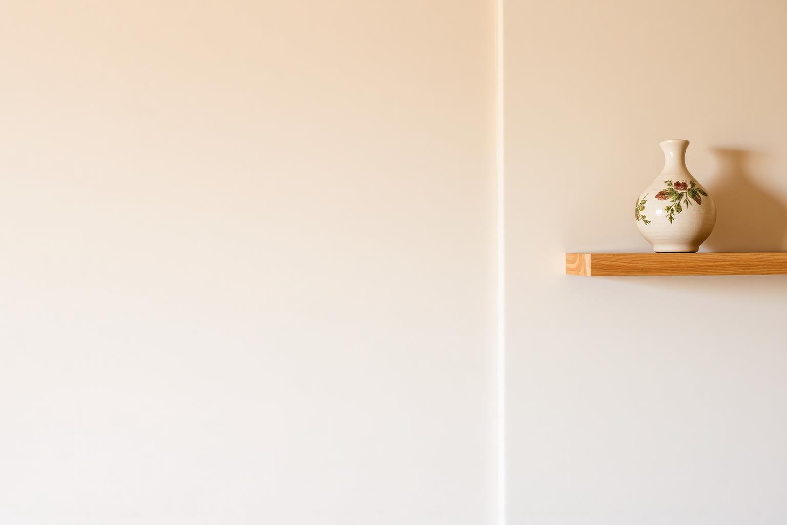 Detail van microcement wand met marmeren wastafelblad