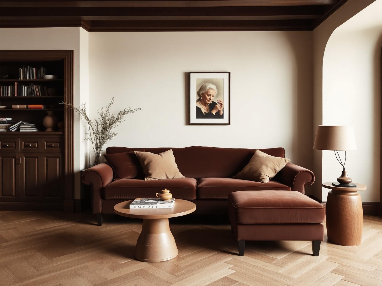 Warme bruintinten 2026: cacao, umber en mocha in je interieur.